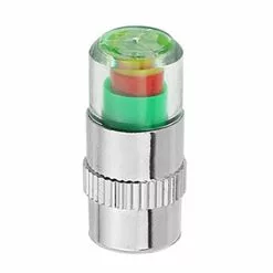 Vélo Original Bouchon Valve Pneu Voiture Argent 2.4 Bar Pression