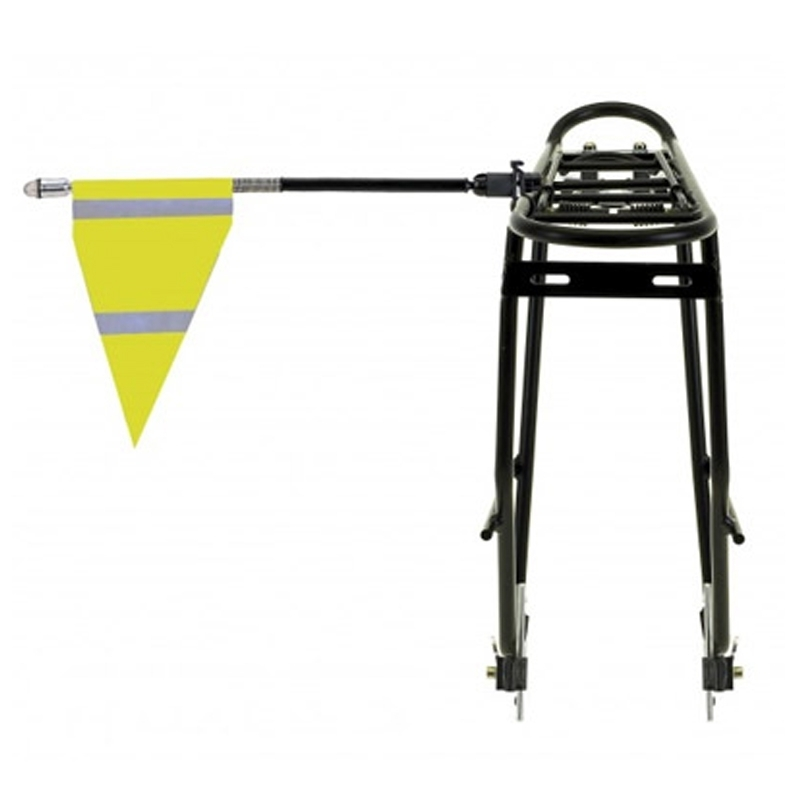 M-Wave Drapeau De Signalisation Orientable Avec Led Sur Porte Bagages