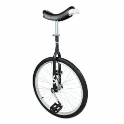 Qu-ax Monocycle OnlyOne 24" Chrome Avec Jante En Alu, Manivelles 127 Mm