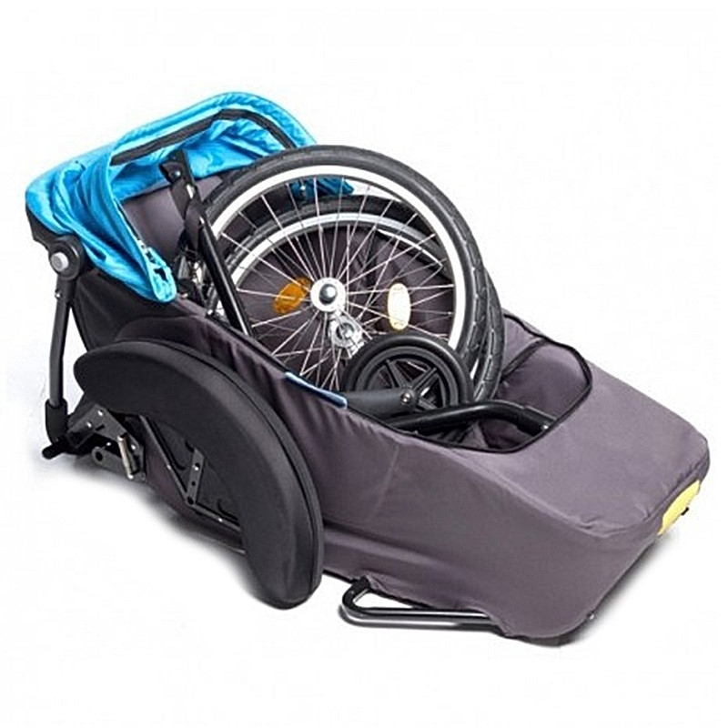 Funecobikes Remorque Enfant Twinny Hera 20" Bleu – Image 2