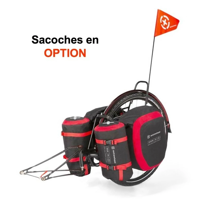 Remorques Vélo Extrawheel Monoroue, Axes Et Boulons Remorque Monoroue Voyager Pro 26/28 Pouces Extrawheel – Image 3