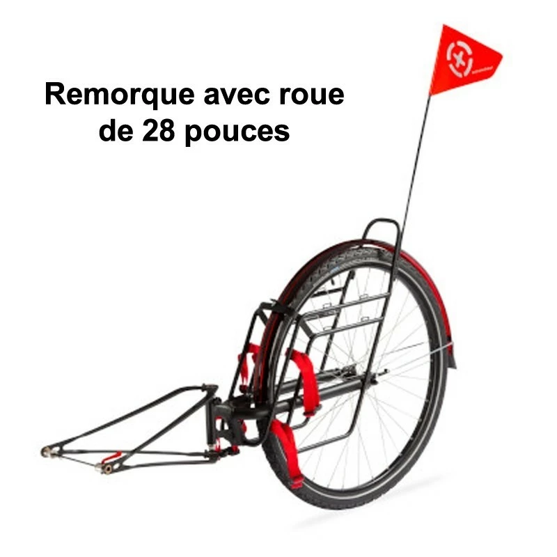 Remorques Vélo Extrawheel Monoroue, Axes Et Boulons Remorque Monoroue Voyager Pro 26/28 Pouces Extrawheel – Image 5