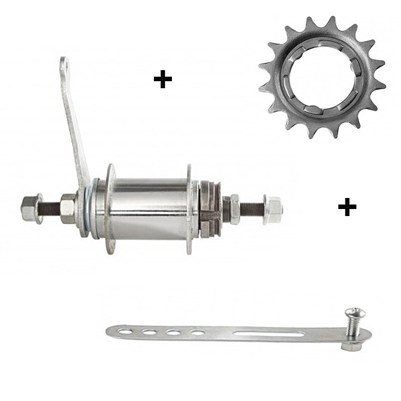 Vélo Original Roue Arrière De Vélo à Rétropédalage 1 V 26 Pouces Axe à écrou – Image 2