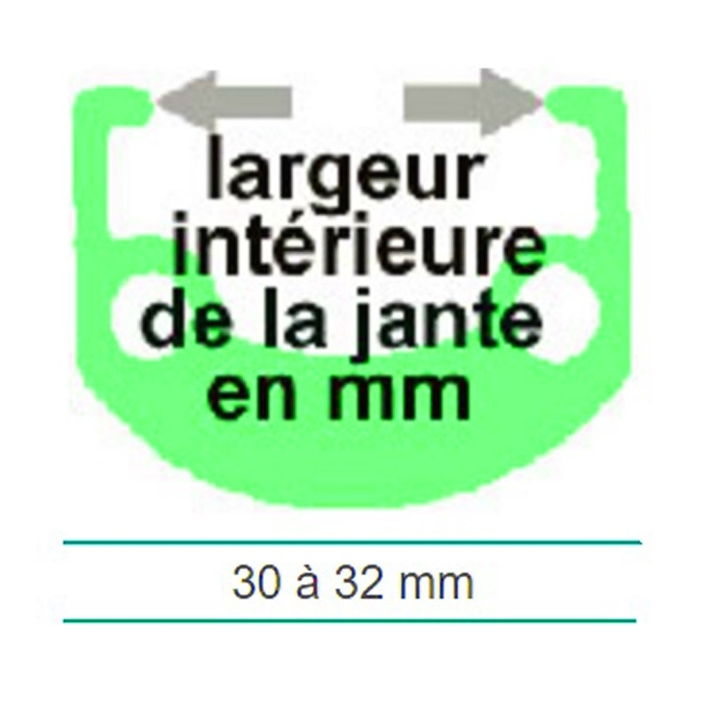 Greentyre Roue Avant Fauteuil Médical Avec Pneu Plein 7x1¾ - ETRTO 47-93 – Image 2