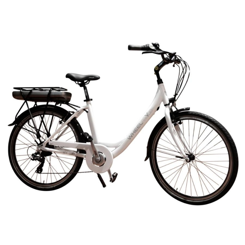 Vélo électrique WHEELYOO WY 120 Moteur Arrière BLANC 300W – Image 2